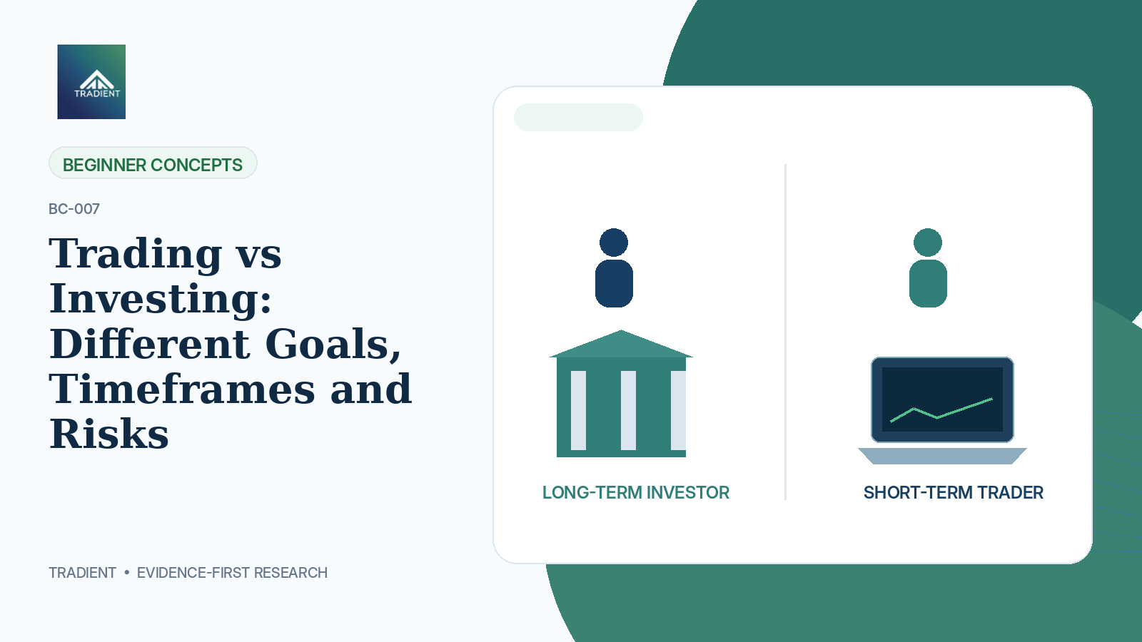 Trading vs Investing: Different Goals, Timeframes and Risks