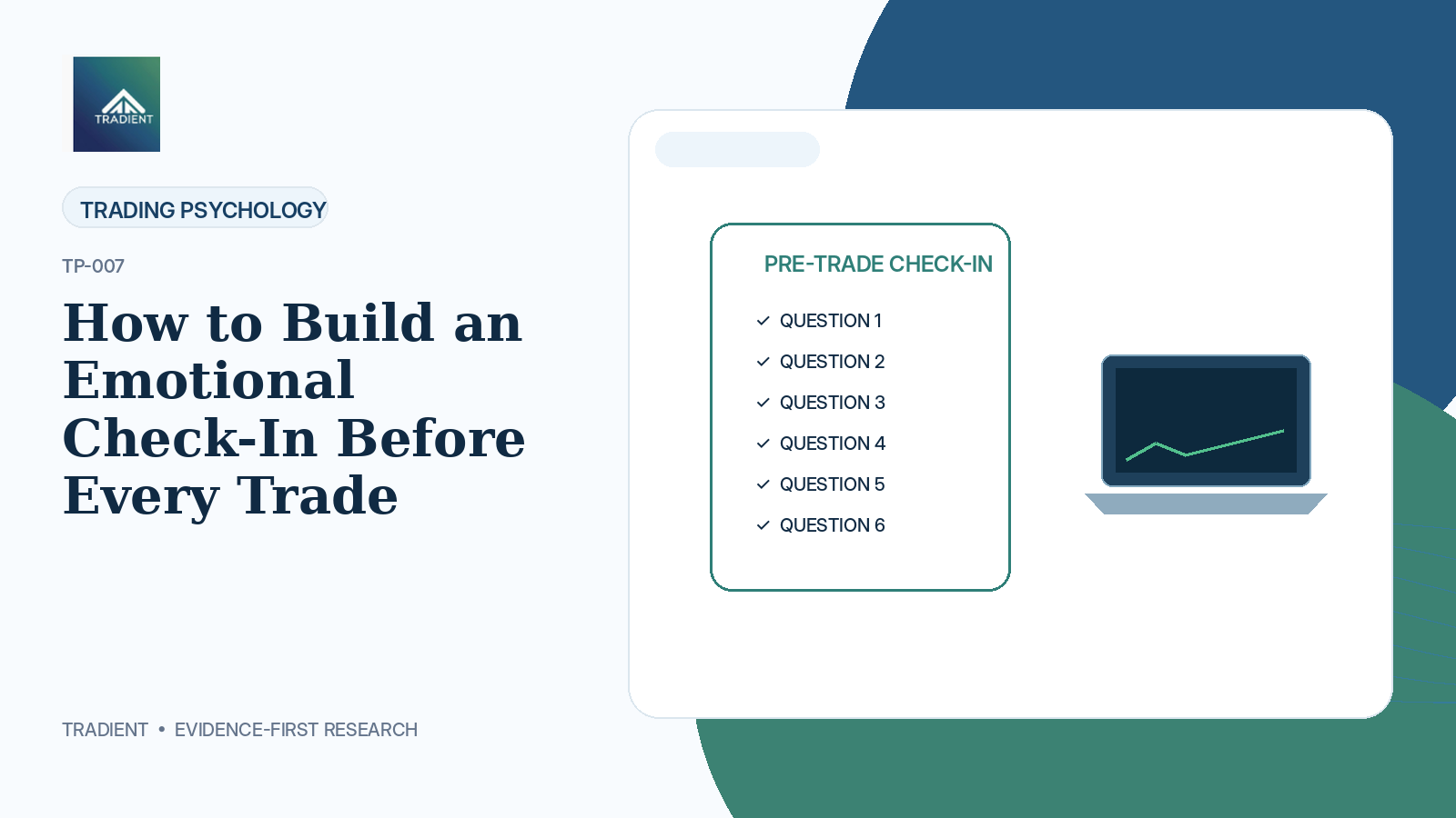 How to Build an Emotional Check-In Before Every Trade