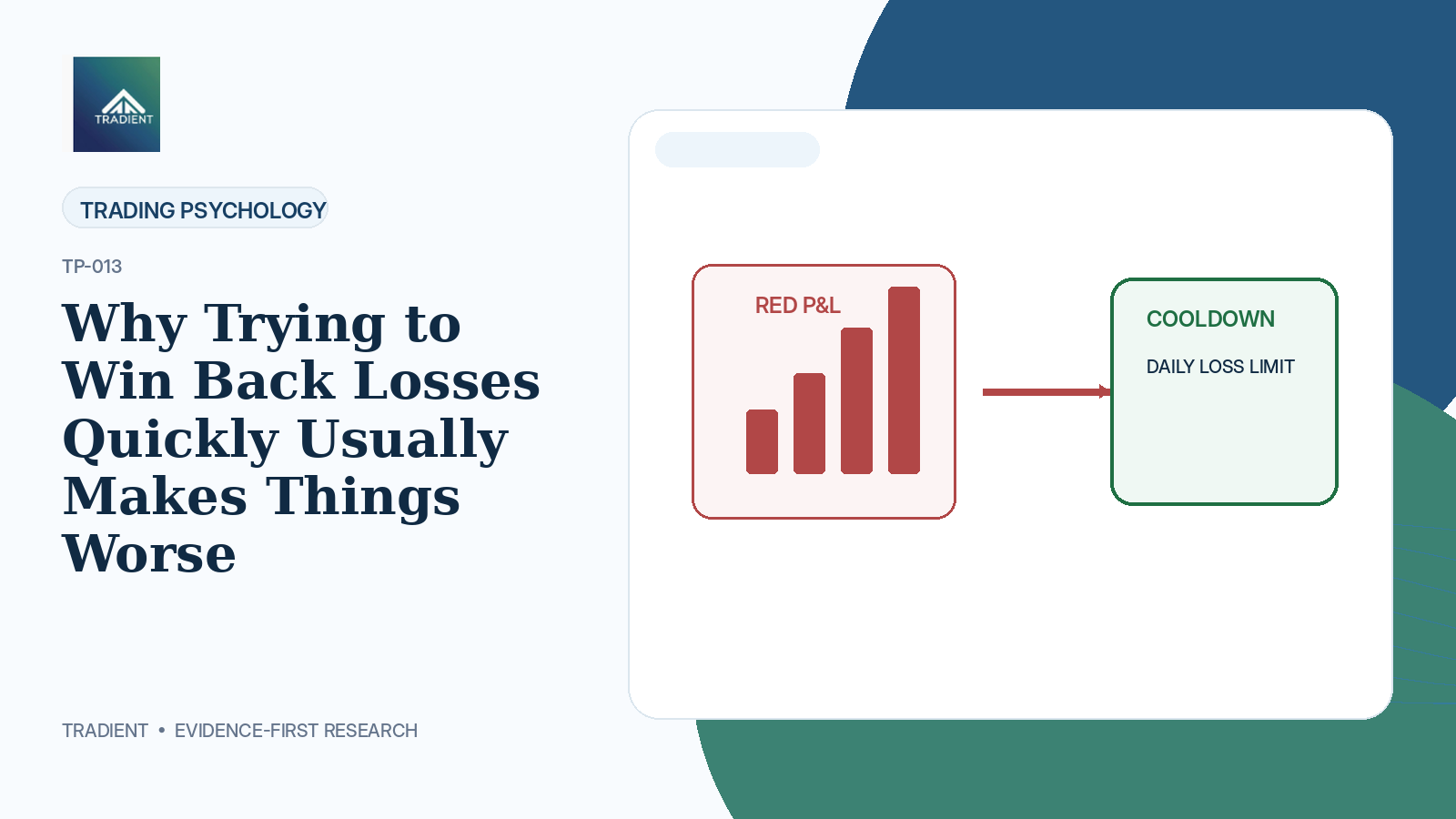 Why Trying to Win Back Losses Quickly Usually Makes Things Worse