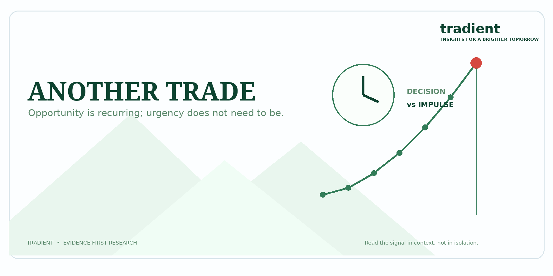 Why There Will Always Be Another Trade